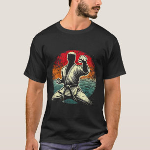 Retro Karate Fighter Martial Arts Graphic T-Shirts