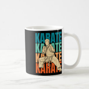 Retro-Karate-Kämpfer - Martial Arts Vintage Karate Kaffeetasse