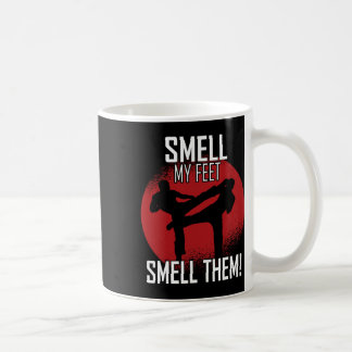 Retro Karate - Riech mir die Füße nach ihnen Kaffeetasse