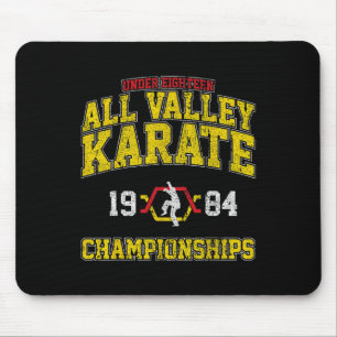 Retro Karate Vintag All Valley Karate Champio Mousepad