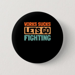 Retro Karate - Vintag Karate für Kampfkunst Button