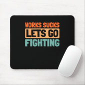 Retro Karate - Vintag Karate für Kampfkunst Mousepad (Mit Mouse)