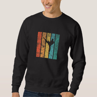 Retro Karate von 1990 mit gestresster Vintager Sto Sweatshirt