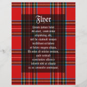 Retro Kariert Flyer (Vorne)