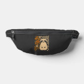 Retro karierter Halloween-Waschbär Bauchtasche (Ablage )