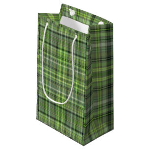 Retro Kariertes Muster Kleine Geschenktasche Geschenktüte