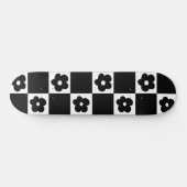 Retro Karo Blume #4 #decor #art Skateboard (Horizontal)