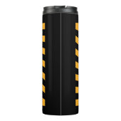 Retro-Karo-Geist  Thermosbecher (Rückseite)