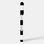 Retro-Karo in Schwarz und Weiß Case-Mate iPhone Hülle (Rückseite / Rechts)