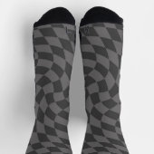 Retro-Karo mit grauem Chic Socken (Oben)