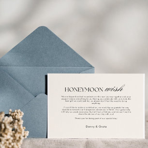 Retro Karomuster altes Geld Hochzeitswunsch Begleitkarte