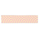 Retro Karomuster Kurzer Tischläufer (Horizontal)