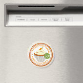 Retro-Karottenkuchen-Magnet Magnet (In Situ (Geschirrspüler))