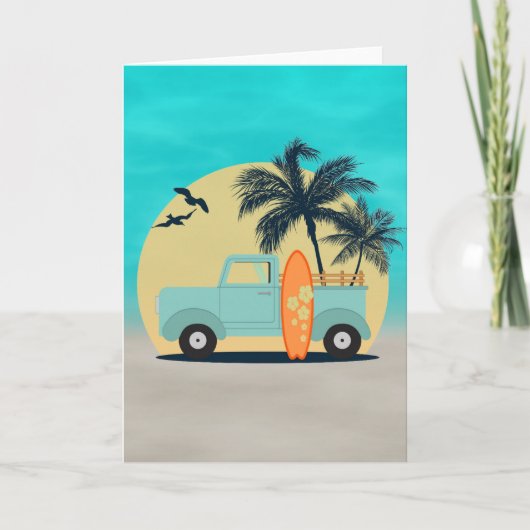 Retro Karte (Vorderseite)