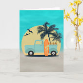 Retro Karte (Gelbe Blume)