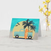 Retro Karte (Gelbe Blume)