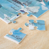 Retro-Karte von Miami Florida Puzzle (Seite)