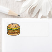 Retro-Käse-Hamburger (Insitu)