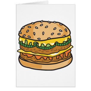 Retro-Käse-Hamburger