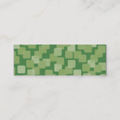 Retro Kaskaden Mini Visitenkarte (Rückseite)