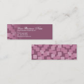 Retro Kaskaden Mini Visitenkarte (Vorne/Hinten)