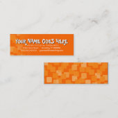 Retro Kaskaden Mini Visitenkarte (Vorne/Hinten)