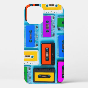 Retro-Kassette: Blaue Hintergrund-Kollektion Case-Mate iPhone Hülle