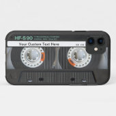 Retro Kassette Case-Mate iPhone Hülle (Rückseite (Horizontal))