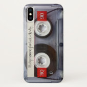 Retro Kassette Case-Mate iPhone Hülle (Rückseite)