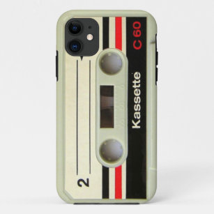 Retro Kassette Geeky nerdy Achtzigerjahre Kassette iPhone 11 Hülle
