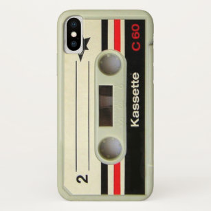 Retro Kassette Geeky nerdy Achtzigerjahre Kassette iPhone X Hülle