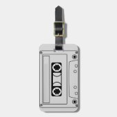 Retro-Kassette Gepäckanhänger (Vorderseite vertikal)