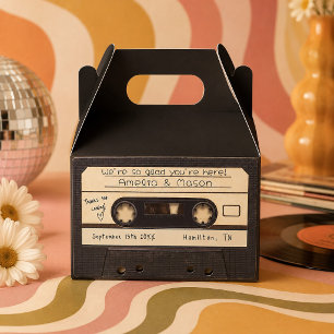 Retro-Kassette Hochzeitsgunst Geschenkschachtel