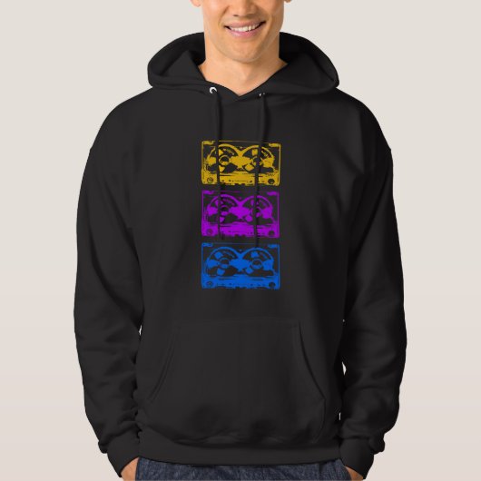 Retro-Kassette Hoodie (Vorderseite)