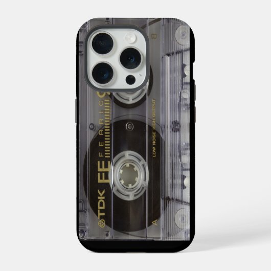 Retro-Kassette iPhone Hülle (Rückseite)