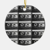 Retro-Kassette Keramik Ornament (Vorne)