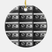 Retro-Kassette Keramik Ornament (Hinten)