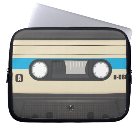 Retro-Kassette Laptopschutzhülle (Vorderseite)