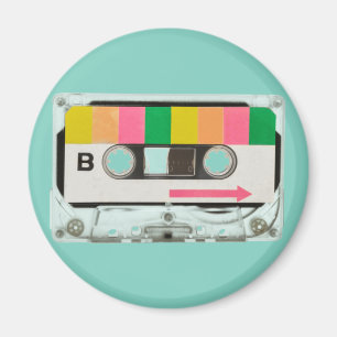 Retro-Kassette Magnet