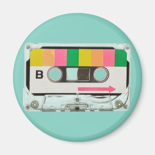 Retro-Kassette Magnet (Vorne)