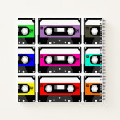 Retro-Kassette Notizblock (Rückseite)