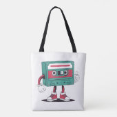 Retro-Kassette. Tasche (Rückseite)