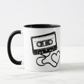 Retro-Kassette-Tasse - Eine Nostalgie Tasse (Links)