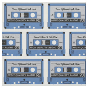 Retro-Kassetteband aus individuellem Stoff