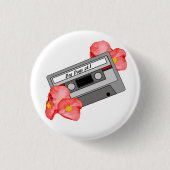 Retro Kassetten-Band-Button Button (Vorderseite)