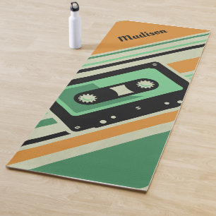 Retro Kassetten-Band-Nameyogamatte Yogamatte