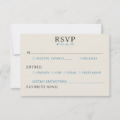 Retro-Kassettenband das Beste Hochzeitband RSVP Karte (Vorderseite)