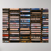 Retro-Kassettenband Poster (Vorne)