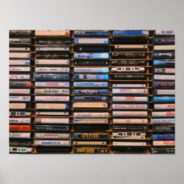 Retro-Kassettenband Poster