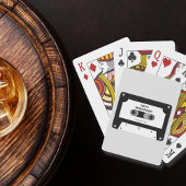 Retro-Kassettenband Schwarz-Weiß-Bachelor-Party Spielkarten
